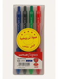 قلم جل سيجنو 0.5 مم Wlt=4 قطع