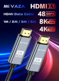 كابل HDMI 2.1 بدقة 8K - يدعم دقة 8K بتردد 60 هرتز، و4K بت…