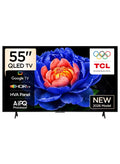تلفاز ذكي 55 بوصة 4K UHD، QLED، Google TV، 2026، ضمان لمد…