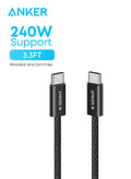 كابل زولو USB C إلى USB C، كابل شحن سريع مضفر وخالي من ال…