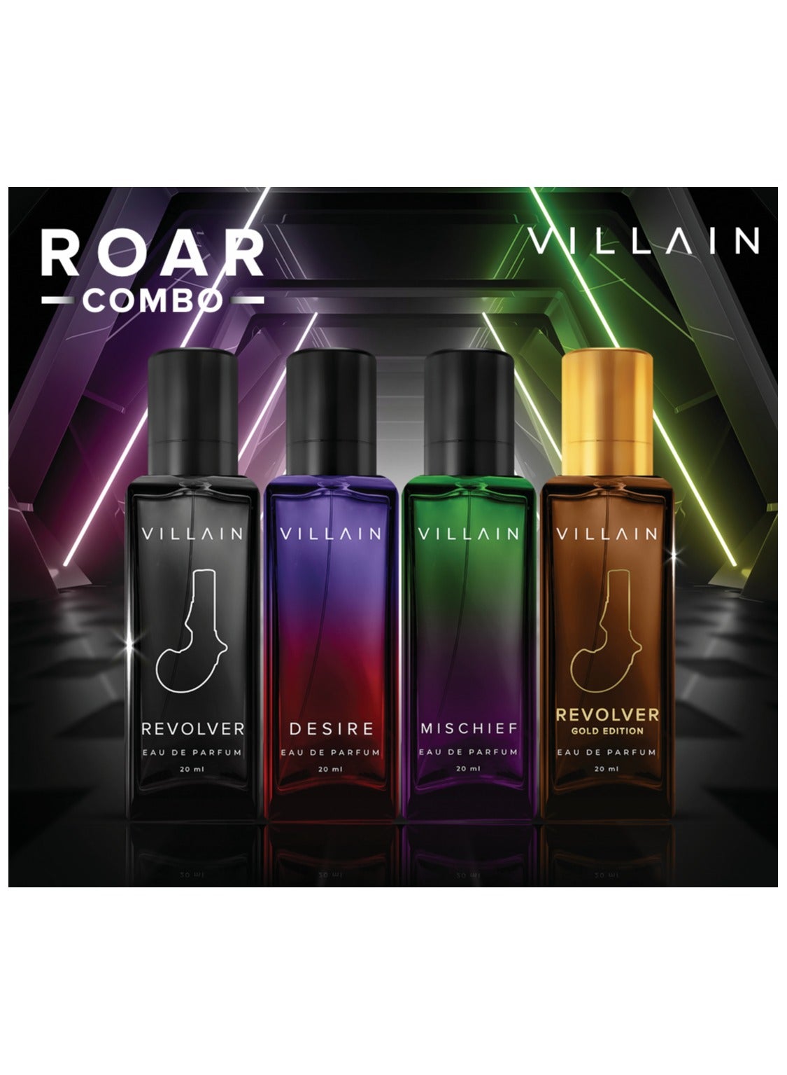 عطر روار كومبو EDP للرجال 4 × 20 مل