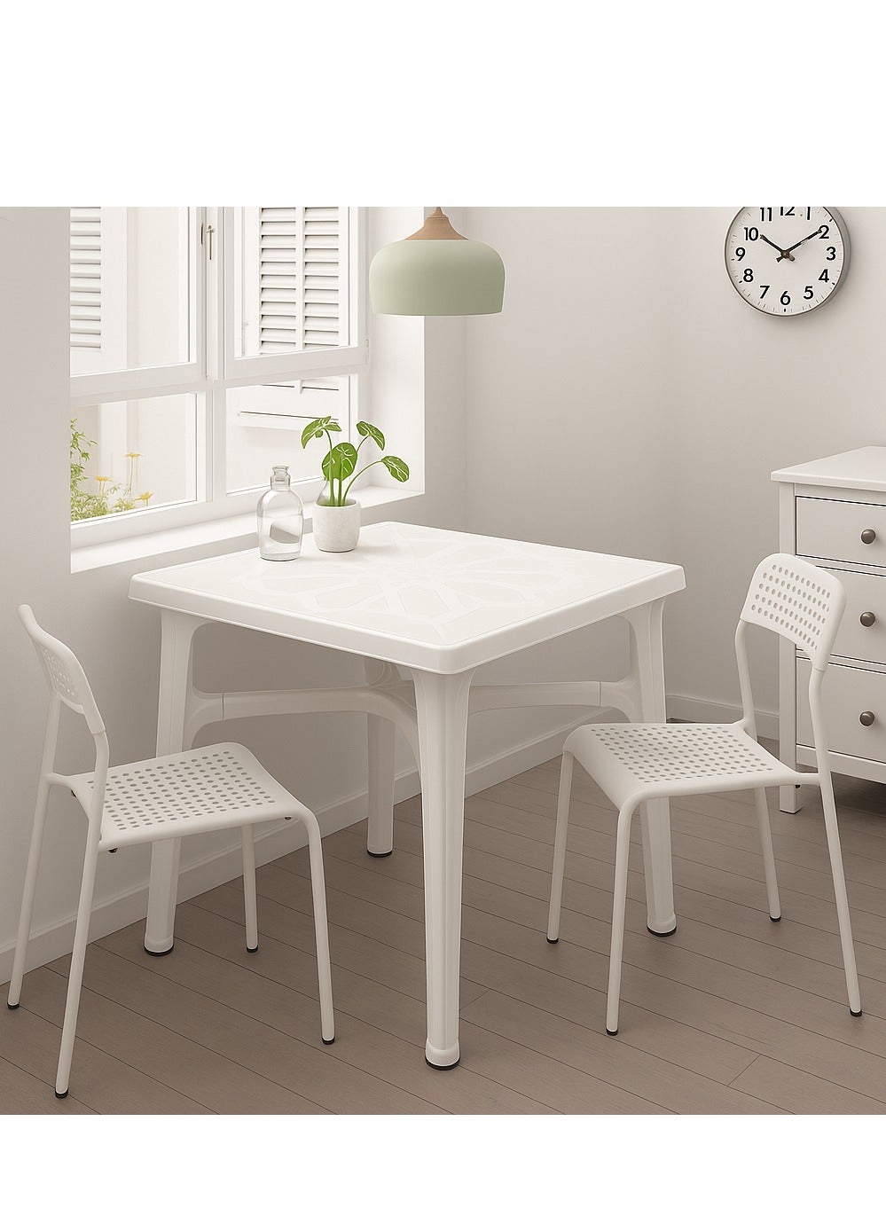 طاولة مطبخ مربعة بمقاس 80×80 سم – تصميم عملي وأنيق يلائم …
