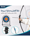 مجموعة القوس والسهم المنحني للأطفال من Snooe، قوس أسود قا…
