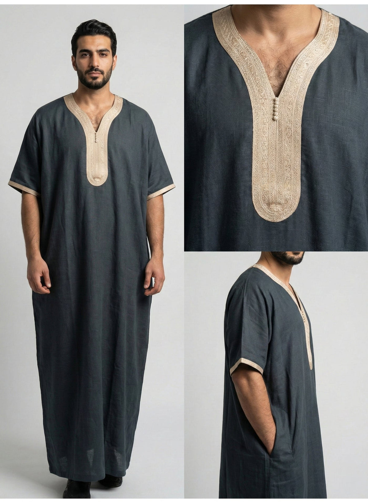 قميص رجالي ، ثوب نوم ، ثوب مغربي ، راحة مناسب هدايا رجالي…
