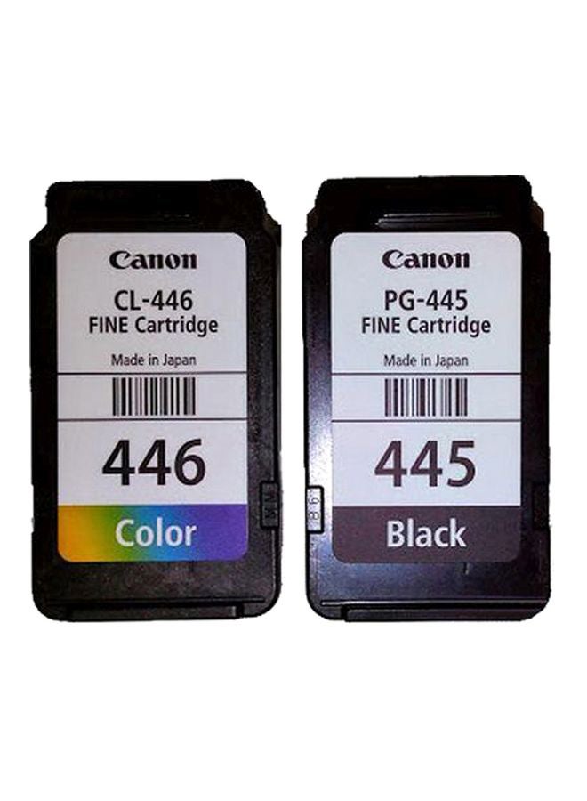 مجموعة من خرطوشتي حبر Canon Pixma 445/446 باللون الأسود و…