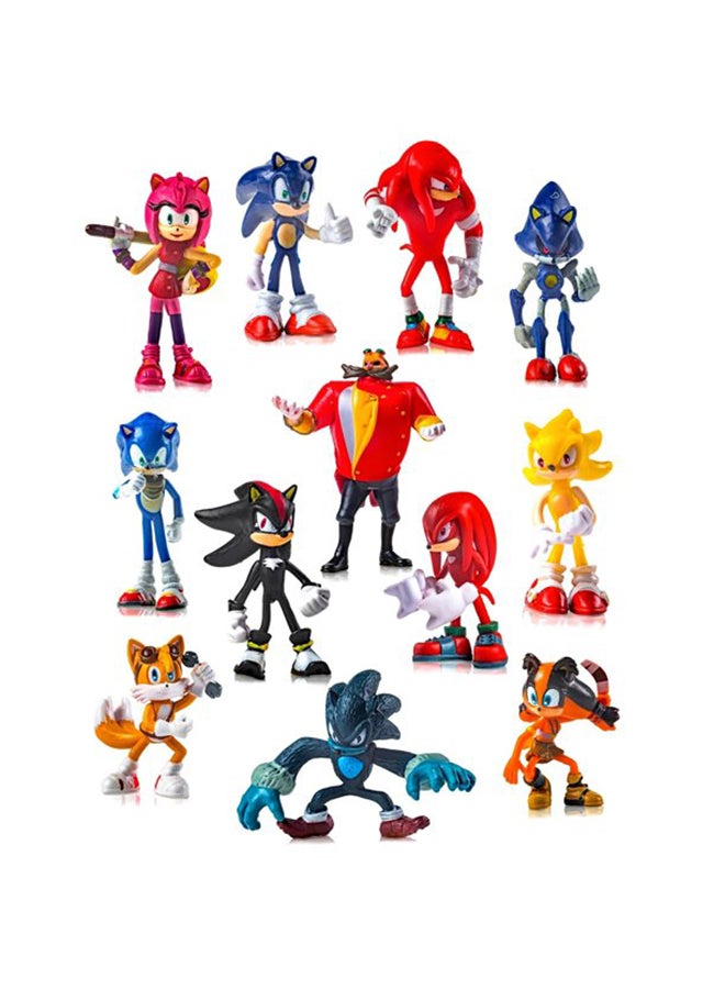 طقم مجسمات غير سامة لشخصيات من لعبة الفيديو "Sonic The He…