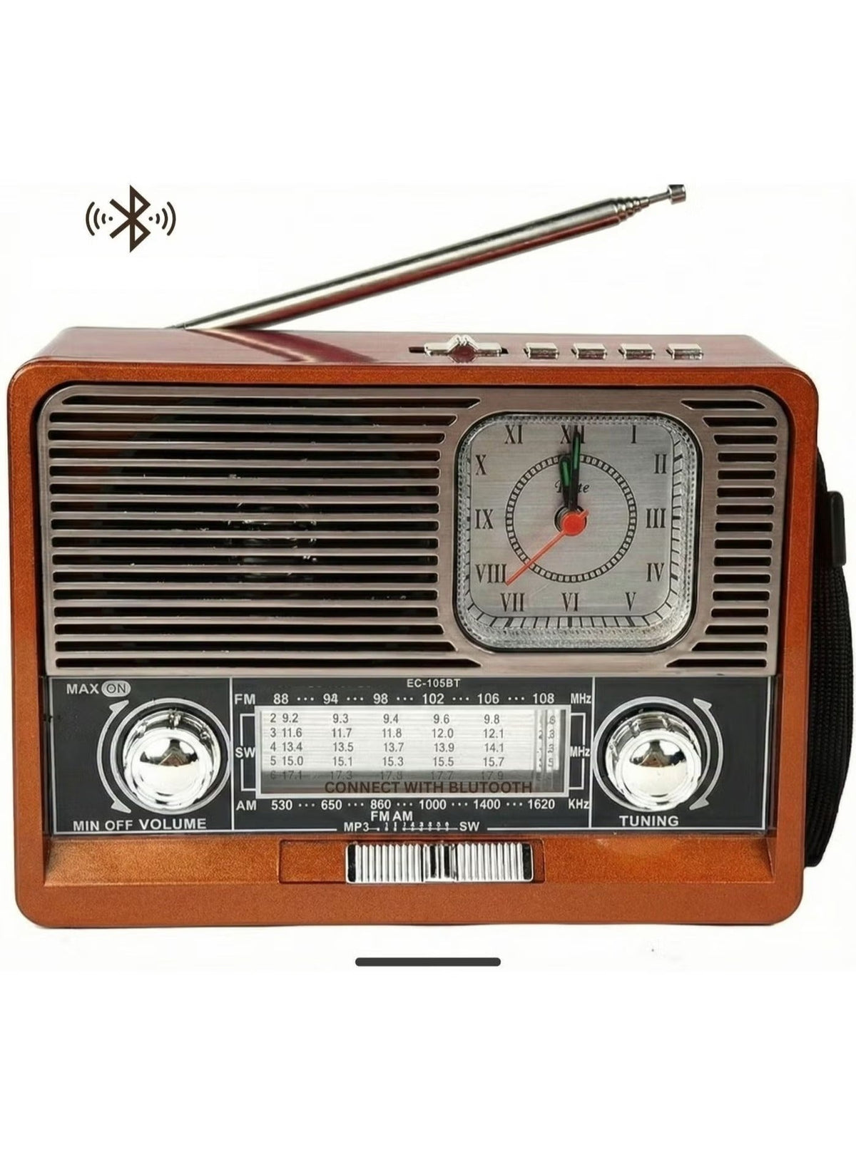 راديو المحمول متعدد الوظائف: نظام صوتي بـ 8 نطاقات (FM/AM…