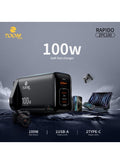 شاحن زووم بلس رابيدو 100 واط GaN