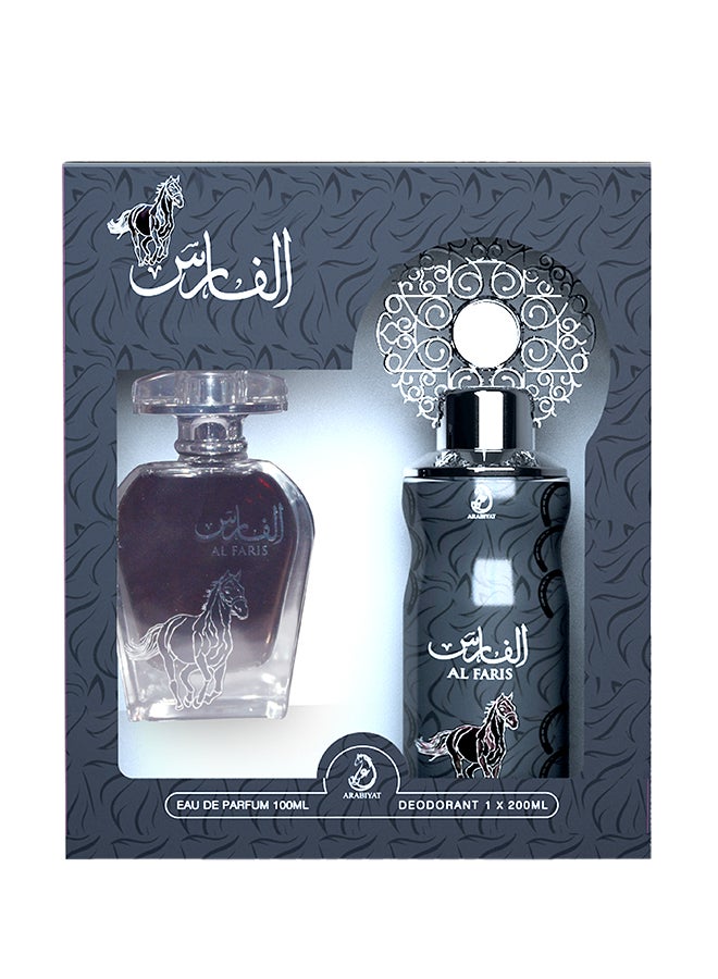 طقم هدايا الفارس (1 x EDP 100 ml, 1 x Perfume Spray 200ml)