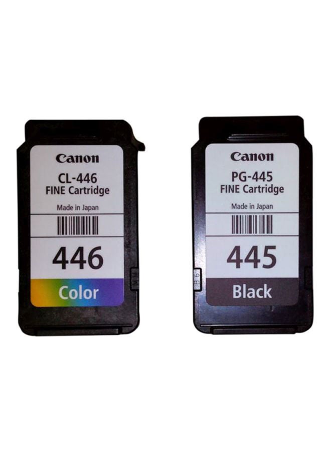 مجموعة من خرطوشتي حبر Canon Pixma 445/446 باللون الأسود و…