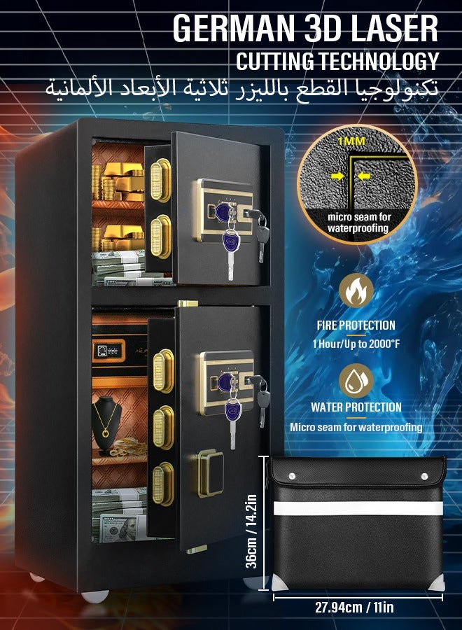 خزنة آمنة مضادة للحريق من Atrisec مزودة بمصباح استشعار وح…