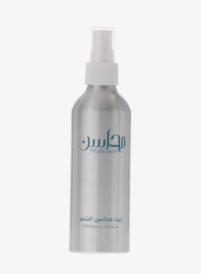 زيت محاسن للشعر للكثافة والنمو واللمعان - تركيبة طبيعية 100%