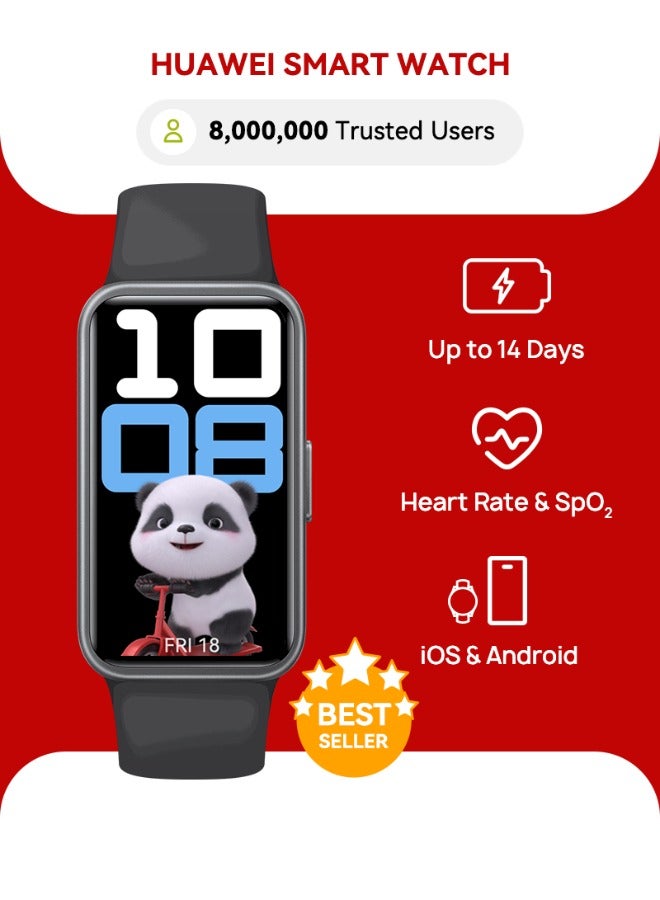 ساعة ذكية Band 10، متوافقة مع iOS وأندرويد، مساعد الرفاهي…