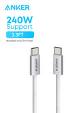 كابل زولو USB C إلى USB C، كابل شحن سريع مضفر وخالي من ال…