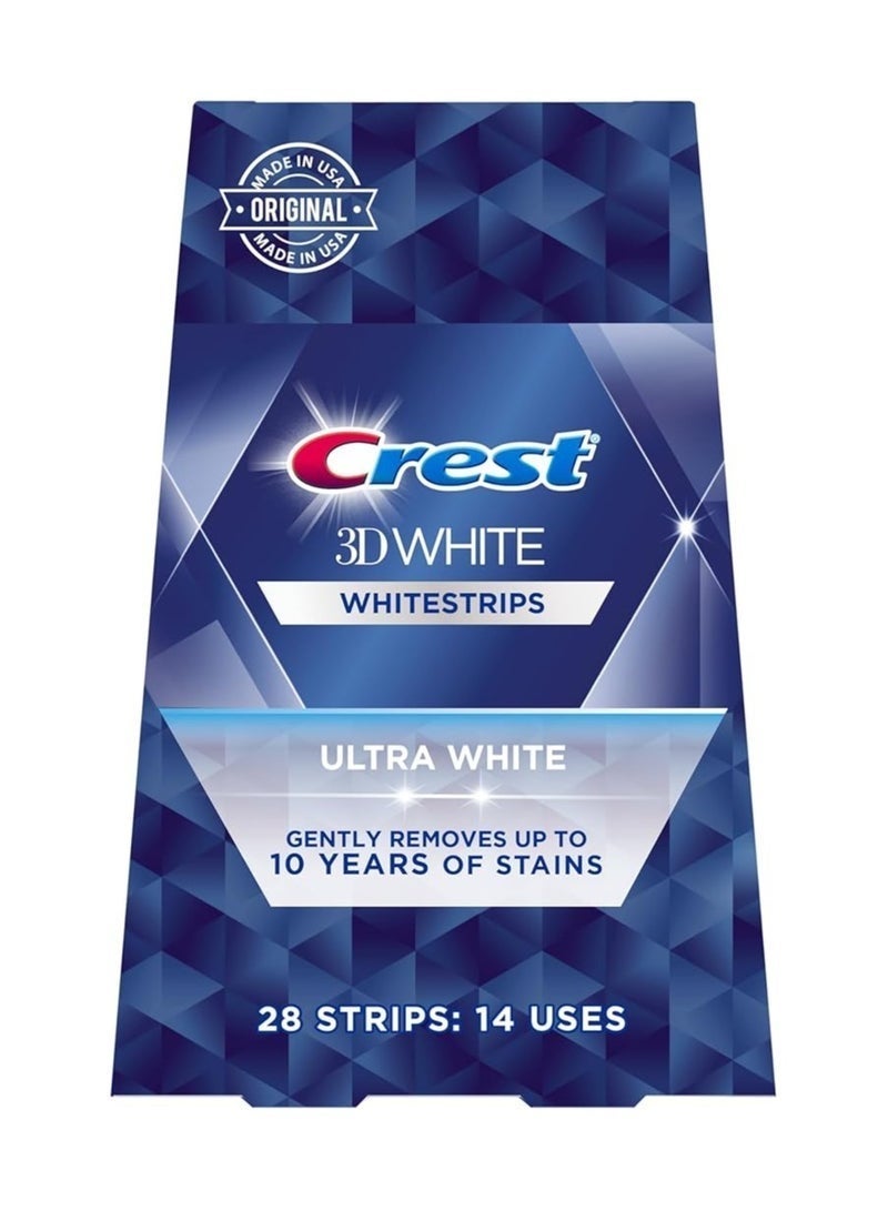 شرائط تبييض الأسنان ثلاثية الأبعاد، 28 شريطًا
