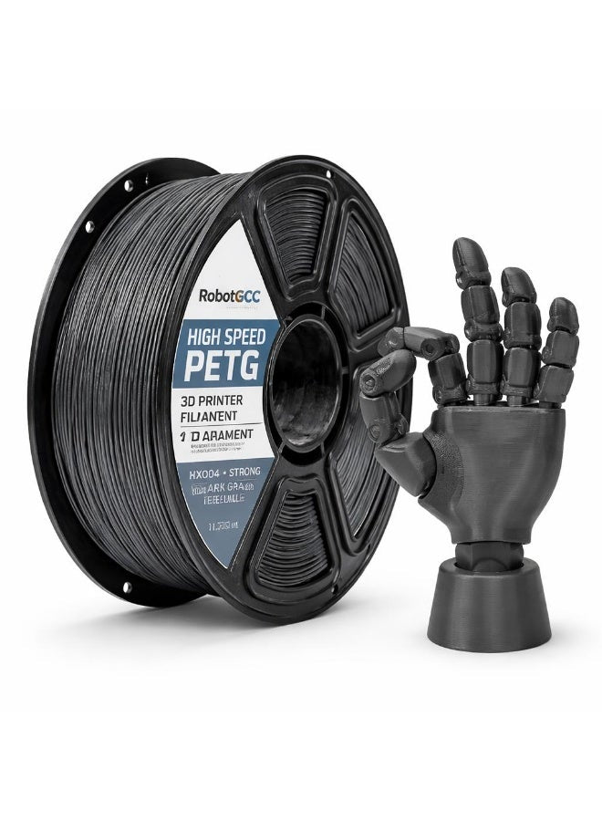خيوط طباعة ثلاثية الأبعاد RobotGCC PETG باللون الرمادي ال…