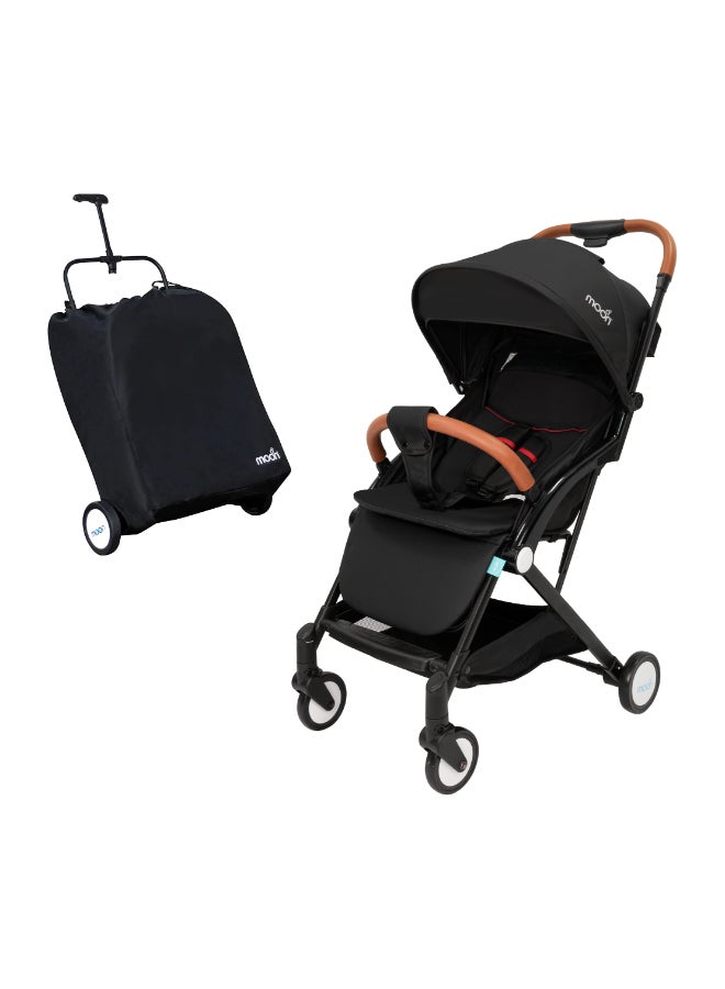 ريتزي - عربة أطفال بمقصورة - أكسفورد أسود
