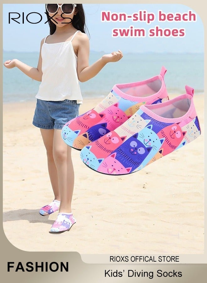 Boys' Girls' Beach Socks Water Shoes, Flat Comfort Athles…