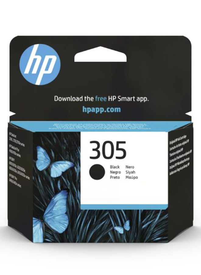 خرطوشة حبر أصلية 305 باللون الأسود | يعمل مع HP Deskjet 2…