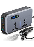 200W سيارة الطاقة العاكس ، تيار مستمر 12V إلى 220V AC سيا…