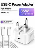 شاحن حائط سريع 35 واط USB-C PD مع قابس المملكة المتحدة وك…