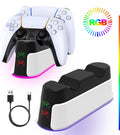 قاعدة شحن لوحدات تحكم PS5 مع إضاءة RGB وشحن سريع، ومؤشرات…
