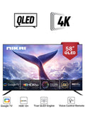 تلفزيون جوجل الذكي 58 بوصة، 60 هرتز، 4K QLED Ultra HD، تح…