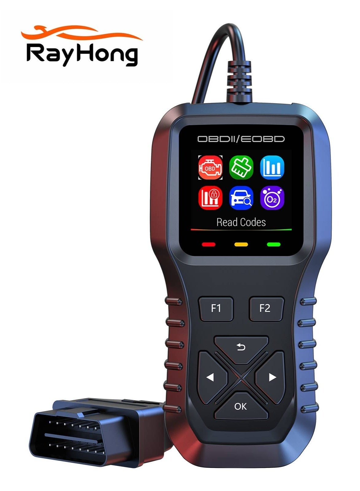 قارئ أعطال السيارة OBD2، جهاز تشخيص مع شاشة ملونة، قراءة …