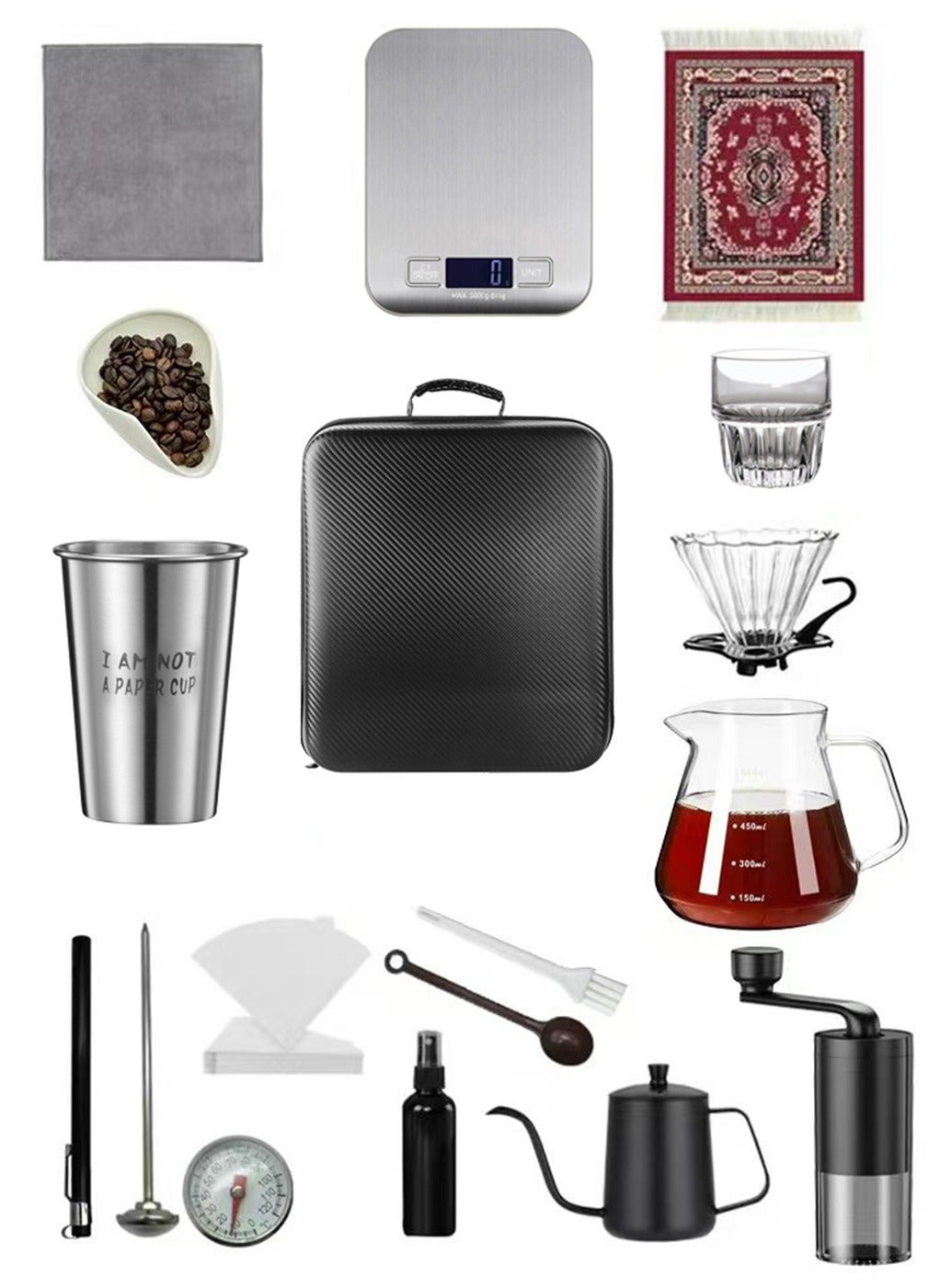 V60 مجموعة القهوة 16 قطعة قطرة صانع القهوة مجموعة كل في و…