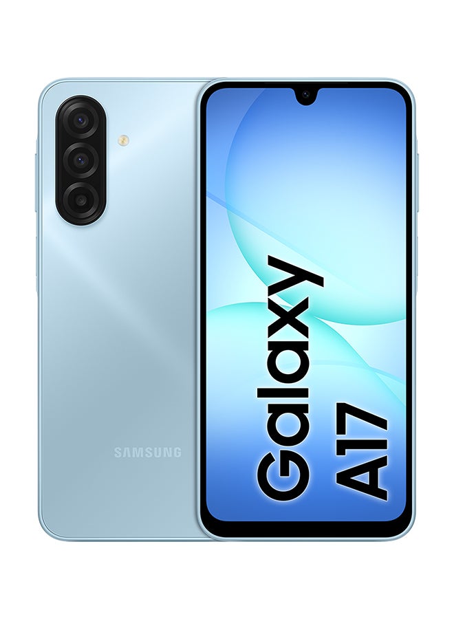 جالاكسي A17 ثنائي الشريحة 4G أزرق فاتح 4GB RAM 128GB - نس…
