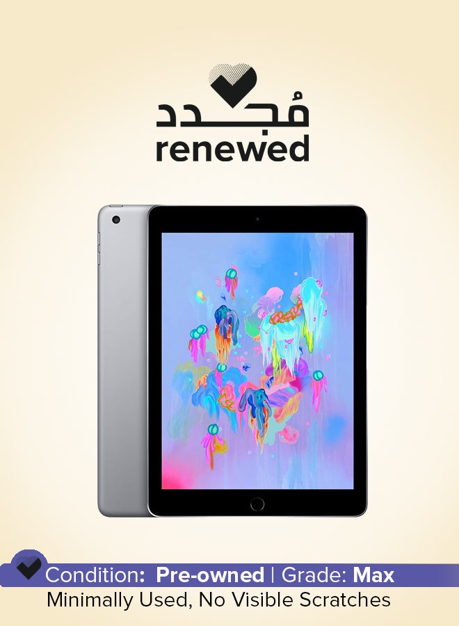 متجدد - آيباد 6 (2018) مقاس 9.7 بوصة، وذاكرة الوصول العشو…