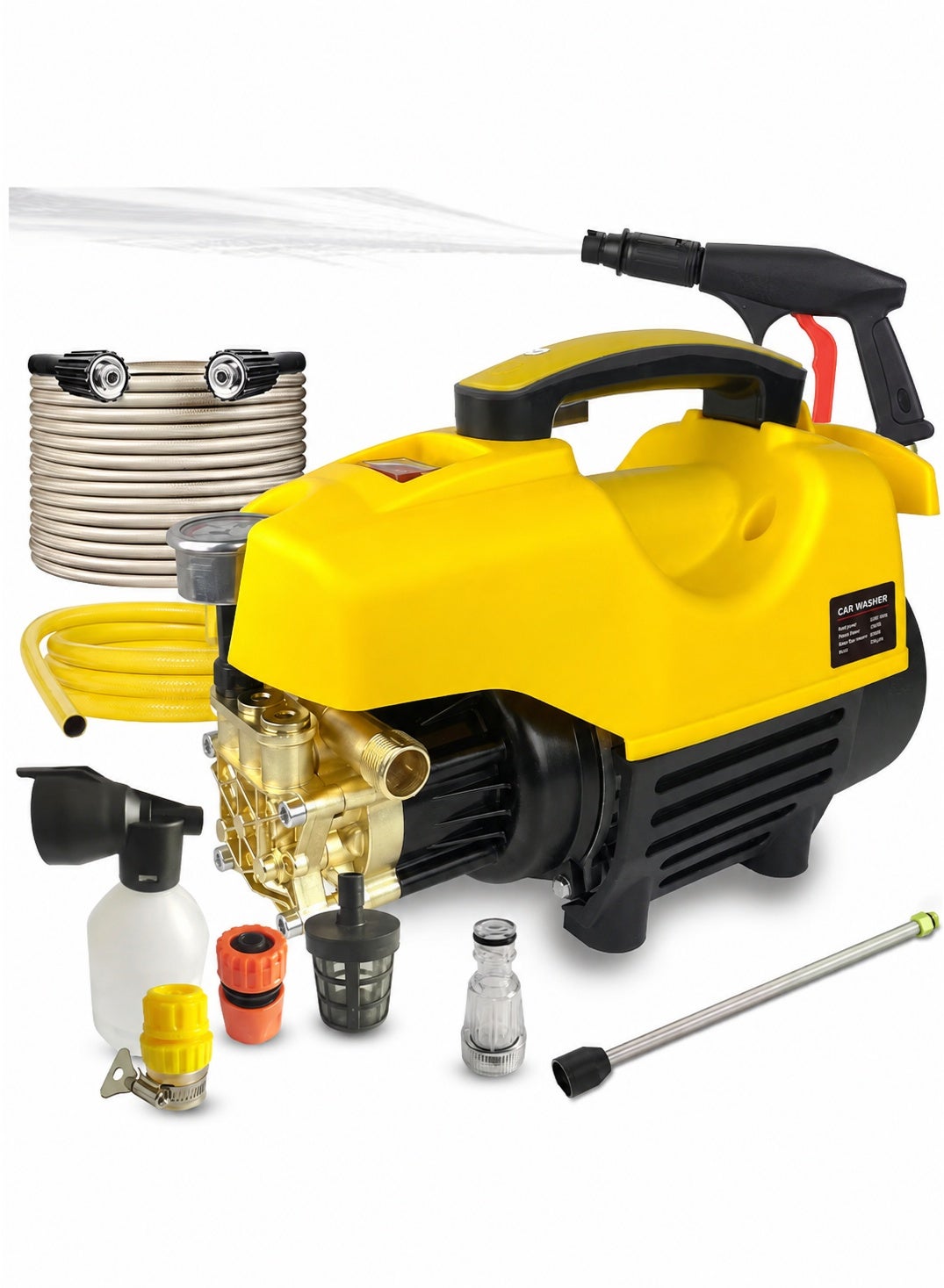 غسالة ضغط كهربائية 2900 PSI كحد أقصى 3.1 GPM 3100W غسالة …