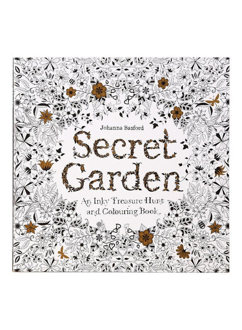 "كتاب تلوين للكبار بعنوان "Secret Garden" متعدد الألوان