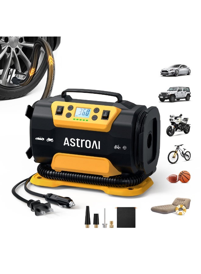 ضاغط هواء مضخم الإطارات AstroAI 150PSI ، إمدادات الطاقة 1…