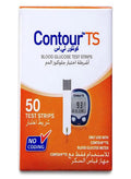 شرائط Contour TS لفحص نسبة السكر في الدم 50 شريطاً