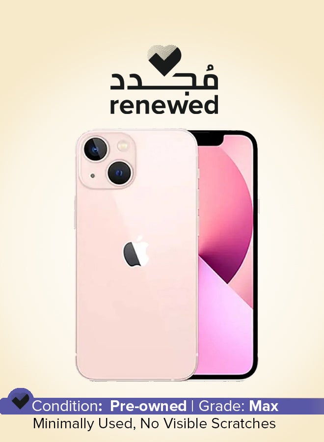 مجدد - آيفون 13 128 جيجابايت وردي 5G مع فيس تايم - النسخة…