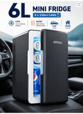 AstroAI 6L ثلاجة صغيرة للسيارات والمنزل ، مبرد كهربائي مح…
