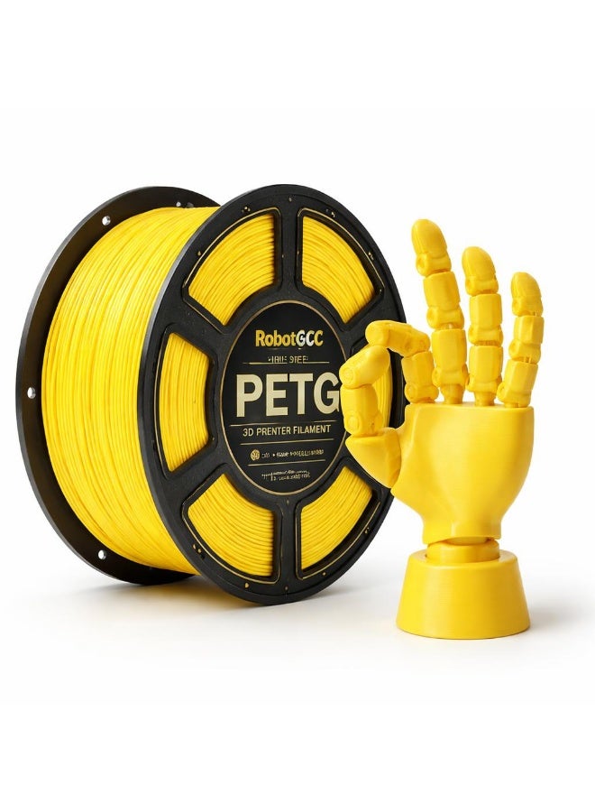 خيوط طباعة ثلاثية الأبعاد RobotGCC PETG باللون الأصفر الف…