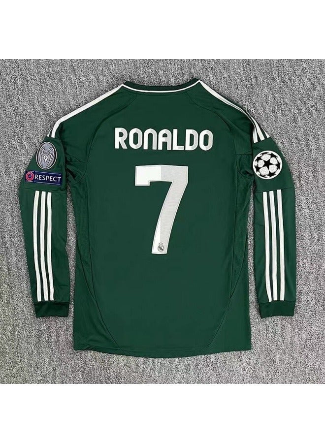12-13 Real Madrid jersey second guest green No. 7 Ronaldo…