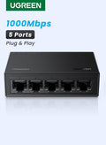 محول إيثرنت 1000Mbps، موزع إيثرنت بخمسة منافذ، نقل بيانات…