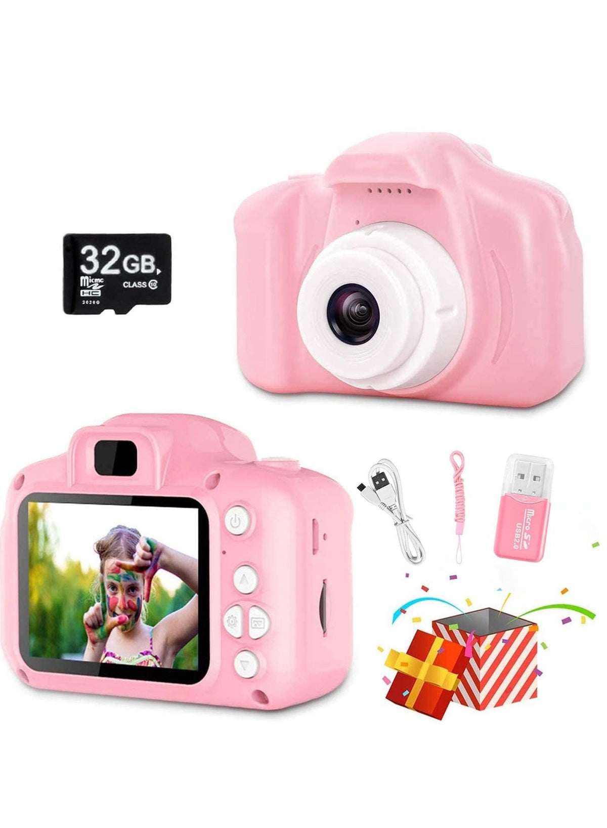 Kids Camera Gifts for 3-8 Year Old Boys Girls,Mini Rechar…