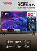 تلفاز QLED ذكي 50 بوصة (أندرويد 14، تصميم بدون إطار، معال…