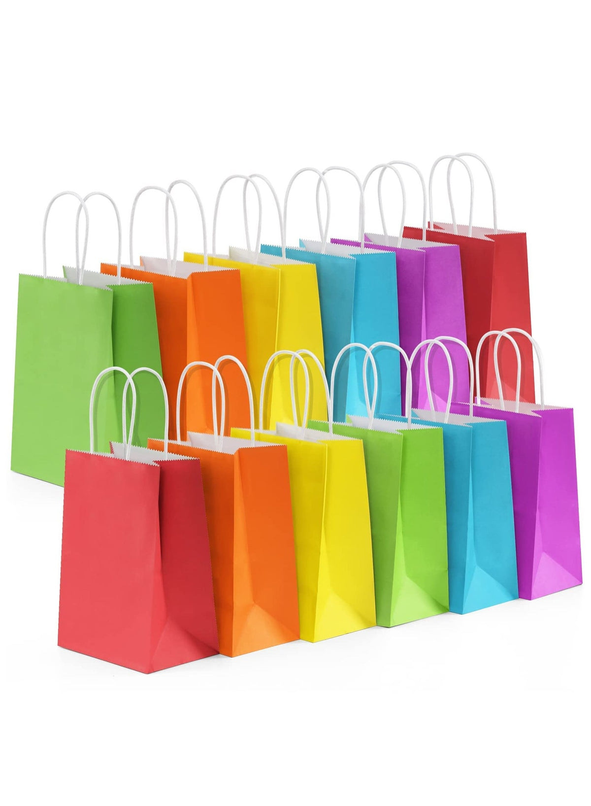 24PCS الصغيرة حزب لصالح أكياس الهدايا الورقية مع مقابض 6 …