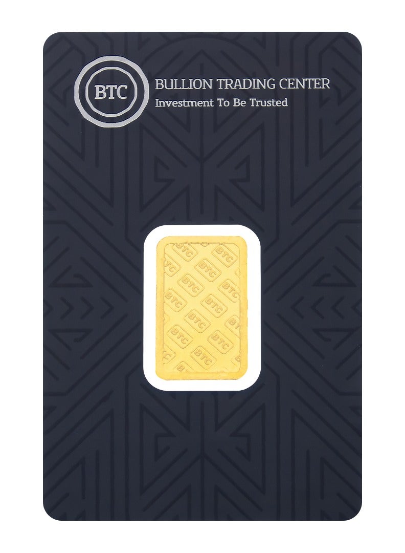 سبيكة ذهب عيار 24 وزن 2.5 جرام - من BTC