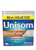 Unisom SleepTabs، 80 قطعة، أداة مساعدة على النوم غير معتا…