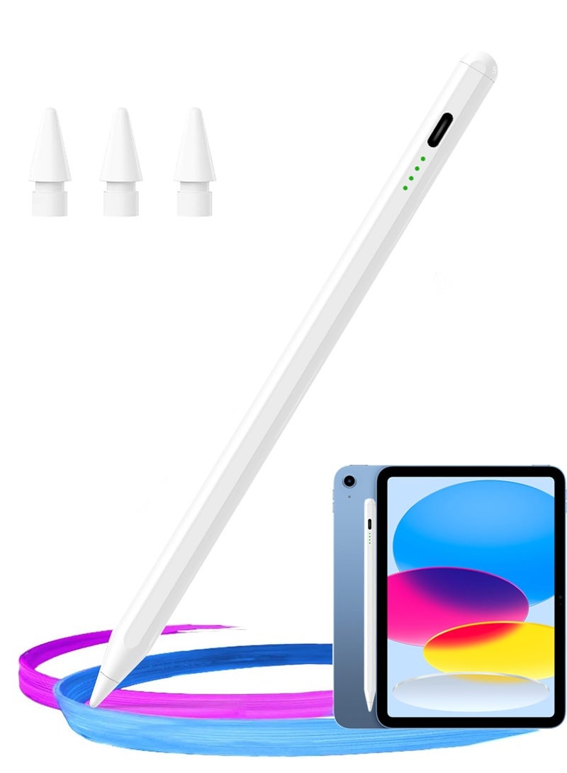 قلم شاشة لجهاز iPad مع وظيفة رفض راحة اليد، قلم نشط متواف…
