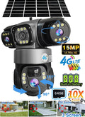 V380 Pro 3 Lens IP Solar Camera HD 15 MP Outdoor Waterpro…
