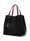 New Fashionable Design Women's Large-capacity Tote Bag Black