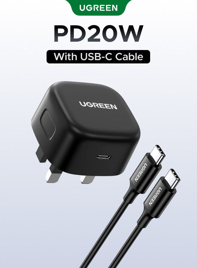 شاحن يوجرين 25 واط فائق السرعة مع كابل USB-C